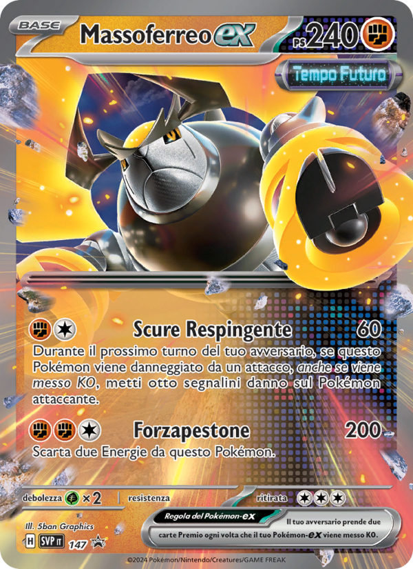 Massoferreo-ex 147/192 — SVP Black Star Promos (Italian Pokémon TCG card)