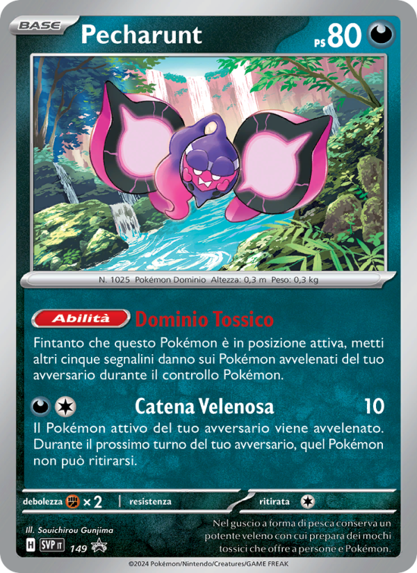 Pecharunt 149/192 — SVP Black Star Promos (Italian Pokémon TCG card)