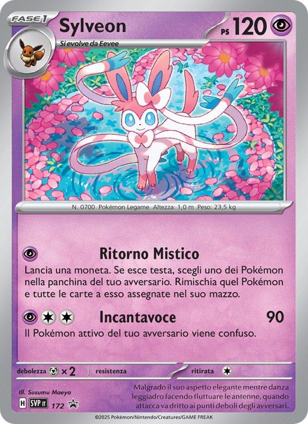 Sylveon 172/192 — SVP Black Star Promos (Italian Pokémon TCG card)