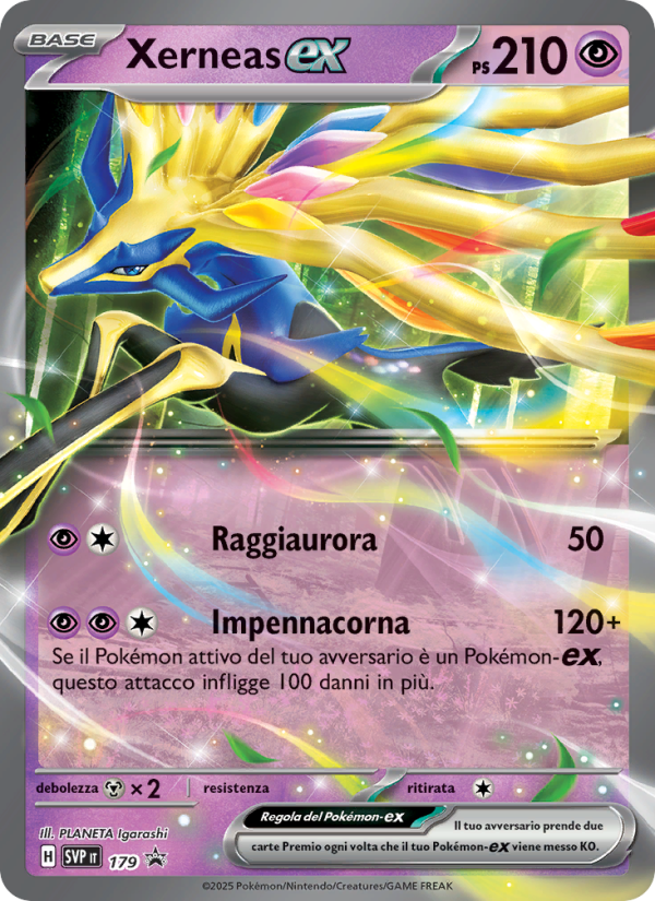 Xerneas-ex 179/192 — SVP Black Star Promos (Italian Pokémon TCG card)