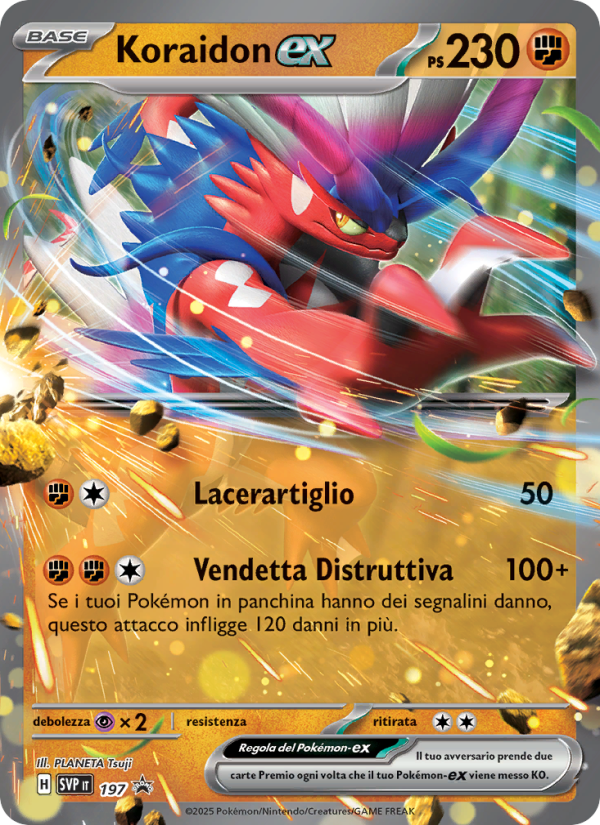 Koraidon-ex 197/192 — SVP Black Star Promos (Italian Pokémon TCG card)