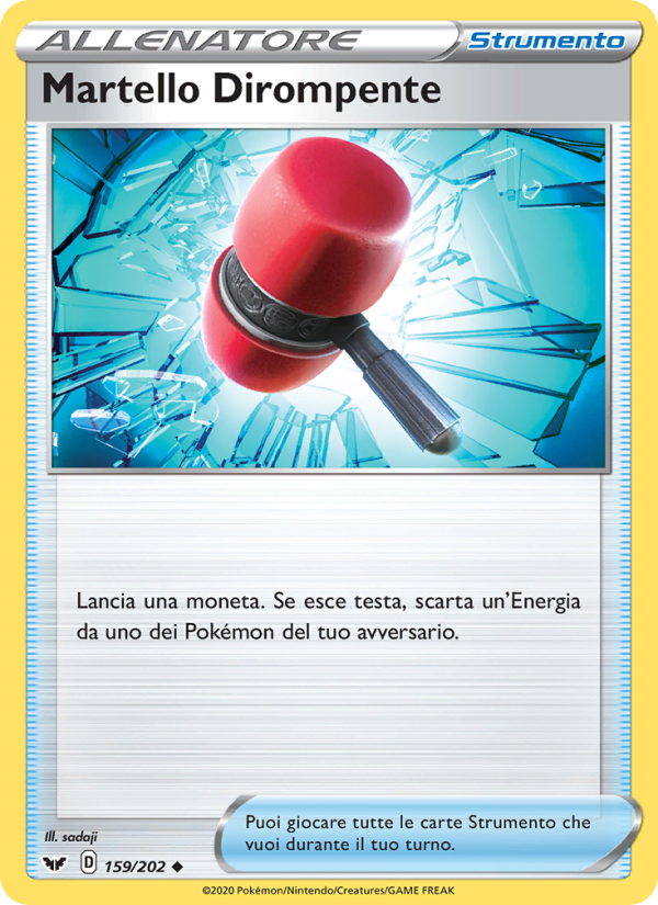 Martello Dirompente 159/216 — Sword & Shield (Italian Pokémon TCG card)