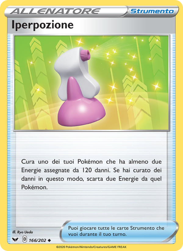 Iperpozione 166/216 — Sword & Shield (Italian Pokémon TCG card)