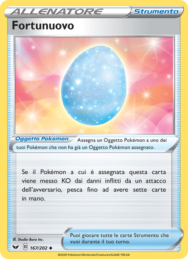 Fortunuovo 167/216 — Sword & Shield (Italian Pokémon TCG card)