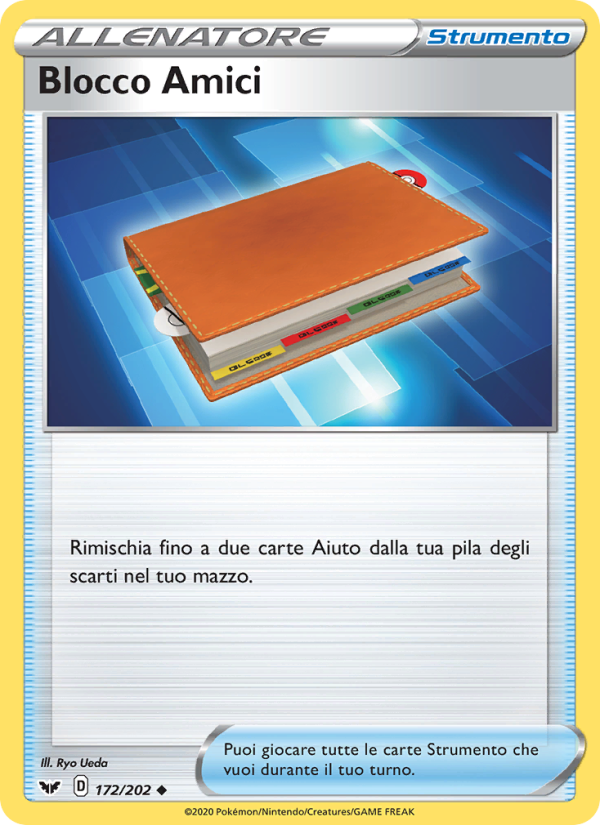 Blocco Amici 172/216 — Sword & Shield (Italian Pokémon TCG card)
