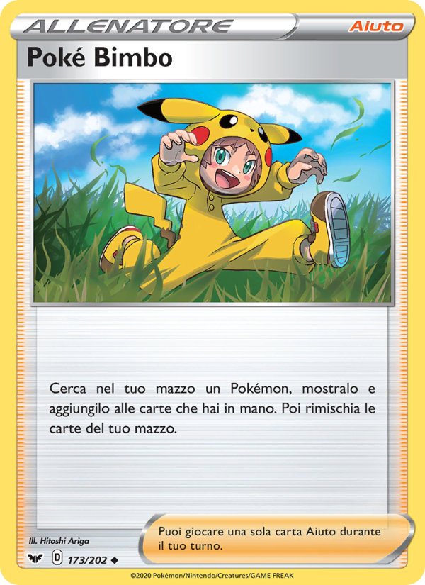 Poké Bimba 173/216 — Sword & Shield (Italian Pokémon TCG card)