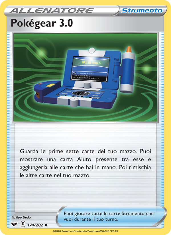 Pokégear 3.0 174/216 — Sword & Shield (Italian Pokémon TCG card)
