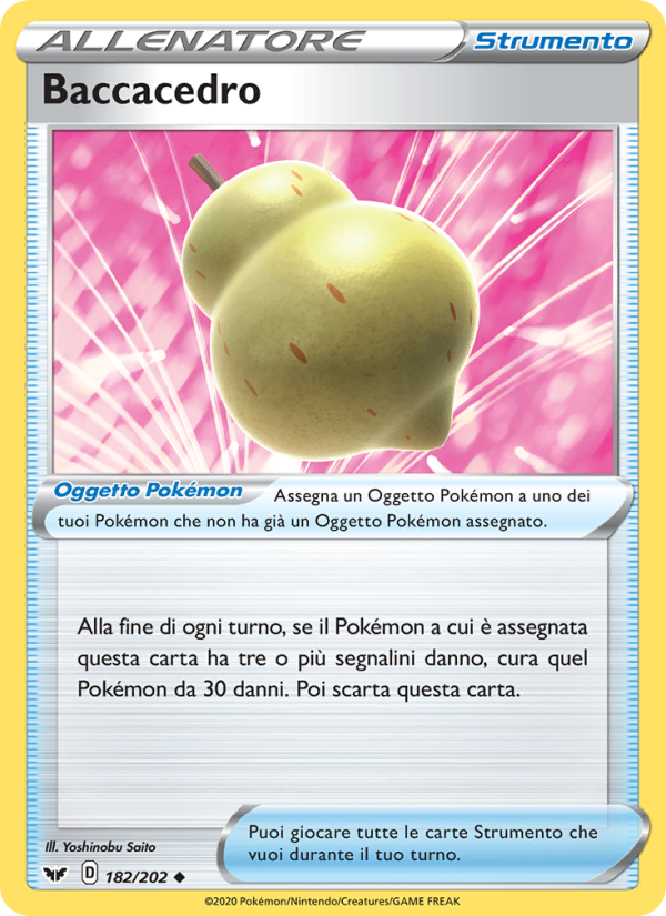Baccacedro 182/216 — Sword & Shield (Italian Pokémon TCG card)