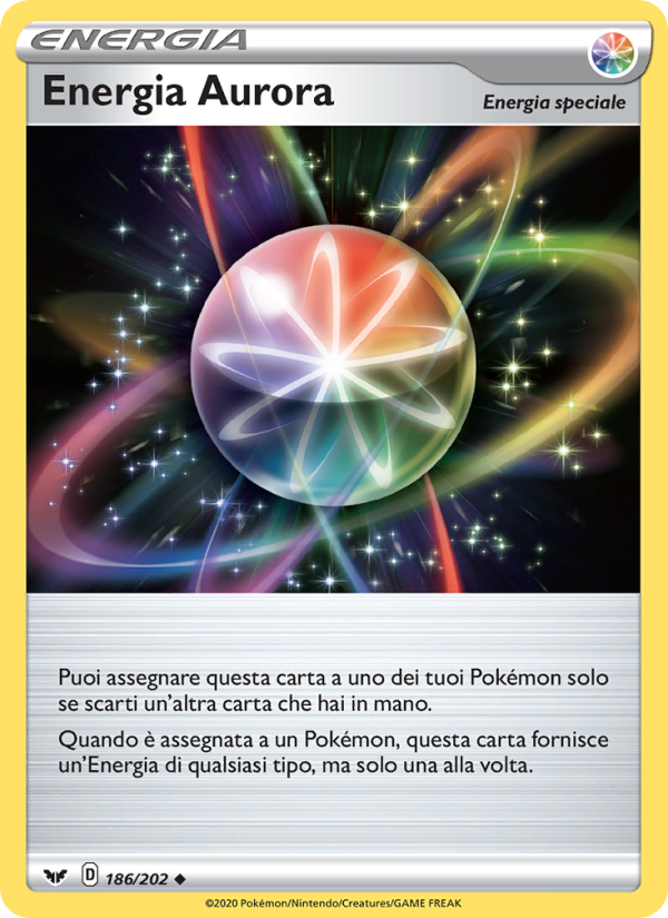 Energia Aurora 186/216 — Sword & Shield (Italian Pokémon TCG card)