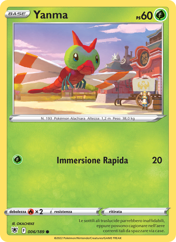 Yanma 006/246 — Astral Radiance (Italian Pokémon TCG card)
