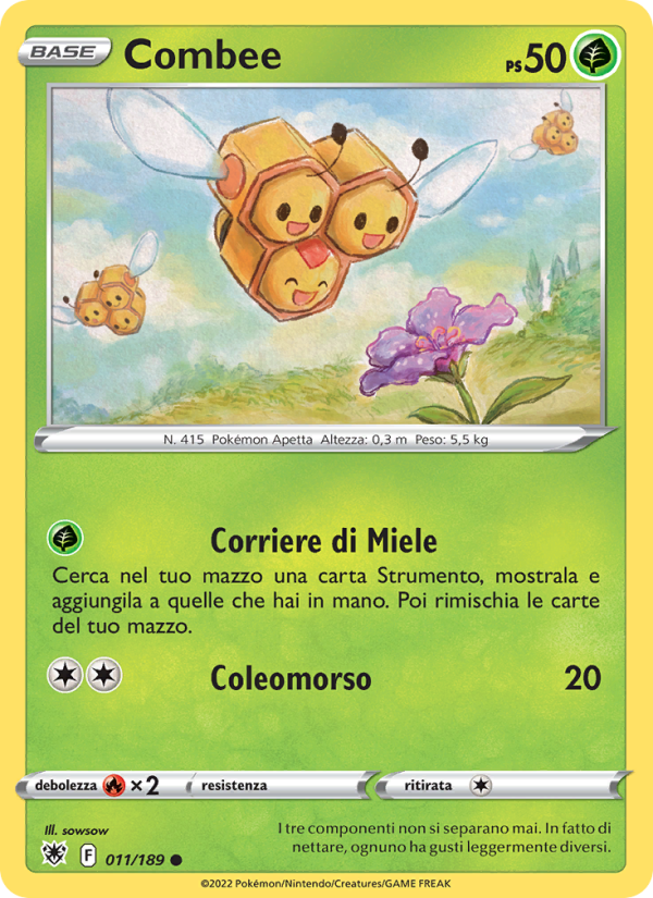 Combee 011/246 — Astral Radiance (Italian Pokémon TCG card)