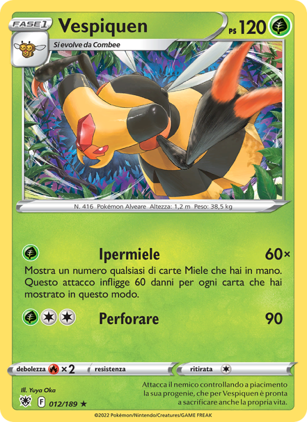 Vespiquen 012/246 — Astral Radiance (Italian Pokémon TCG card)