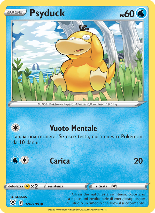 Psyduck 028/246 — Astral Radiance (Italian Pokémon TCG card)