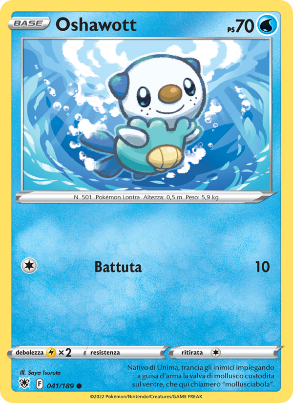 Oshawott 041/246 — Astral Radiance (Italian Pokémon TCG card)