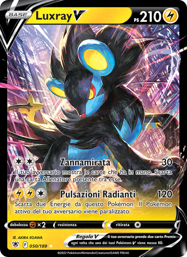 Luxray V 050/246 — Astral Radiance (Italian Pokémon TCG card)