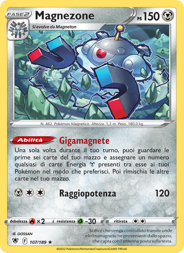 Magnezone 107/246 — Astral Radiance (Italian Pokémon TCG card)