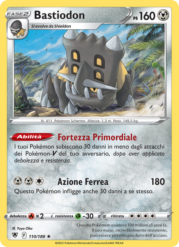 Bastiodon 110/246 — Astral Radiance (Italian Pokémon TCG card)