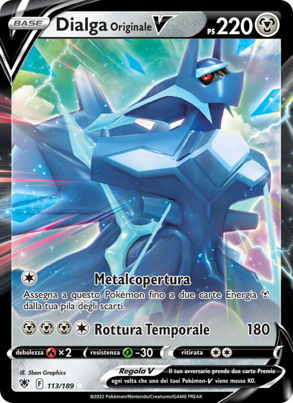 Dialga Originale V 113/246 — Astral Radiance (Italian Pokémon TCG card)