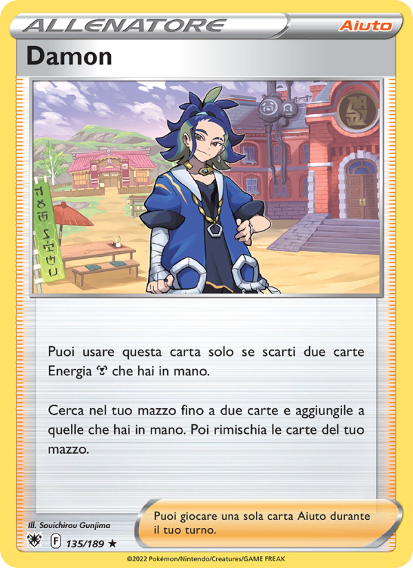 Damon 135/246 — Astral Radiance (Italian Pokémon TCG card)