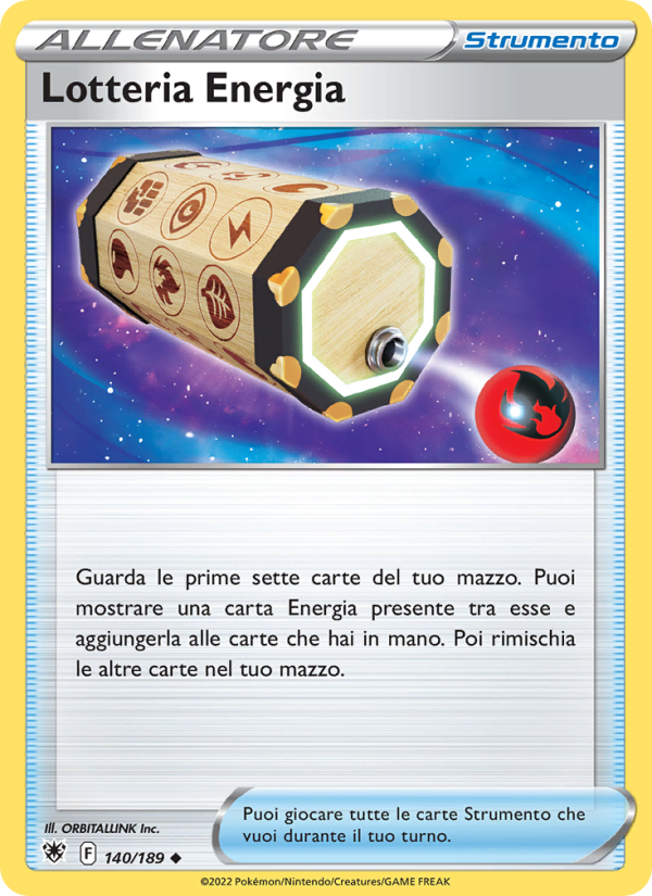 Lotteria Energia 140/246 — Astral Radiance (Italian Pokémon TCG card)
