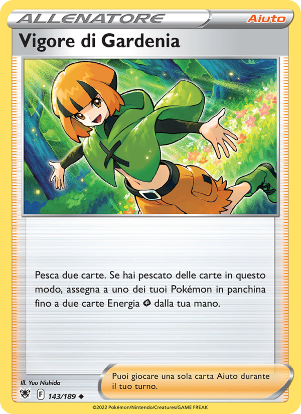 Vigore di Gardenia 143/246 — Astral Radiance (Italian Pokémon TCG card)
