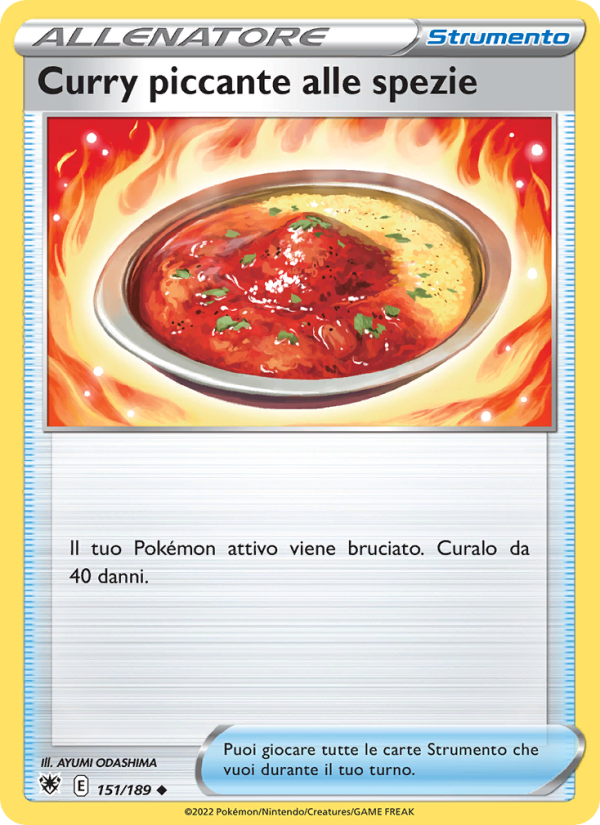 Curry piccante alle spezie 151/246 — Astral Radiance (Italian Pokémon TCG card)