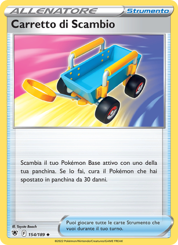 Carretto di Scambio 154/246 — Astral Radiance (Italian Pokémon TCG card)