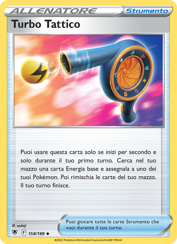Turbo Tattico 158/246 — Astral Radiance (Italian Pokémon TCG card)