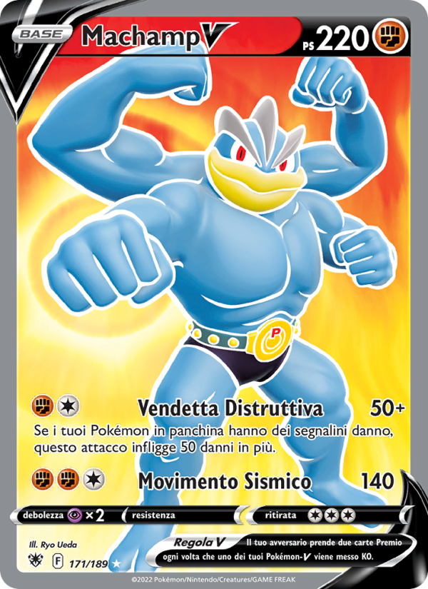 Machamp V 171/246 — Astral Radiance (Italian Pokémon TCG card)