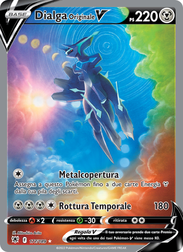 Dialga Originale V 177/246 — Astral Radiance (Italian Pokémon TCG card)