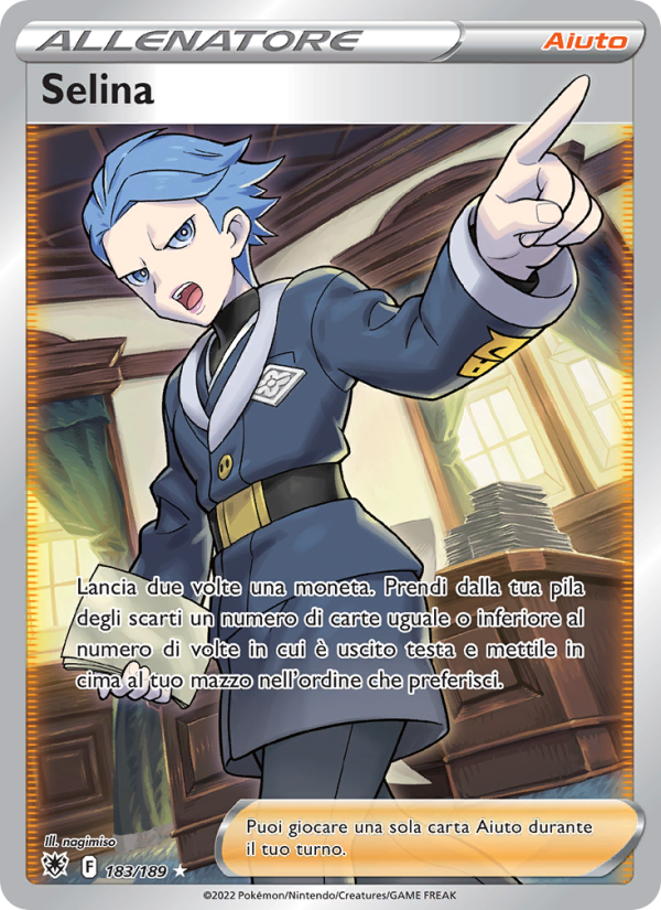 Selina 183/246 — Astral Radiance (Italian Pokémon TCG card)