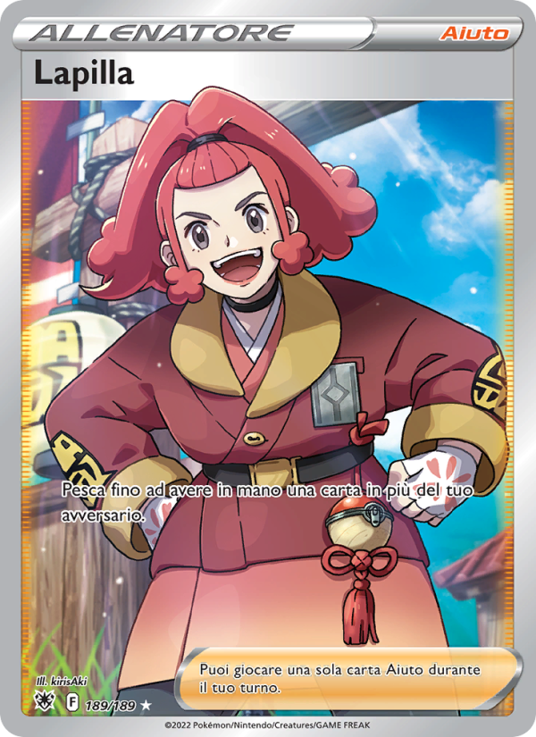 Lapilla 189/246 — Astral Radiance (Italian Pokémon TCG card)