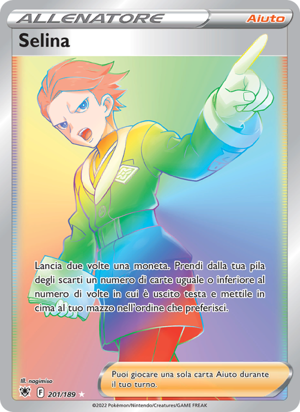 Selina 201/246 — Astral Radiance (Italian Pokémon TCG card)