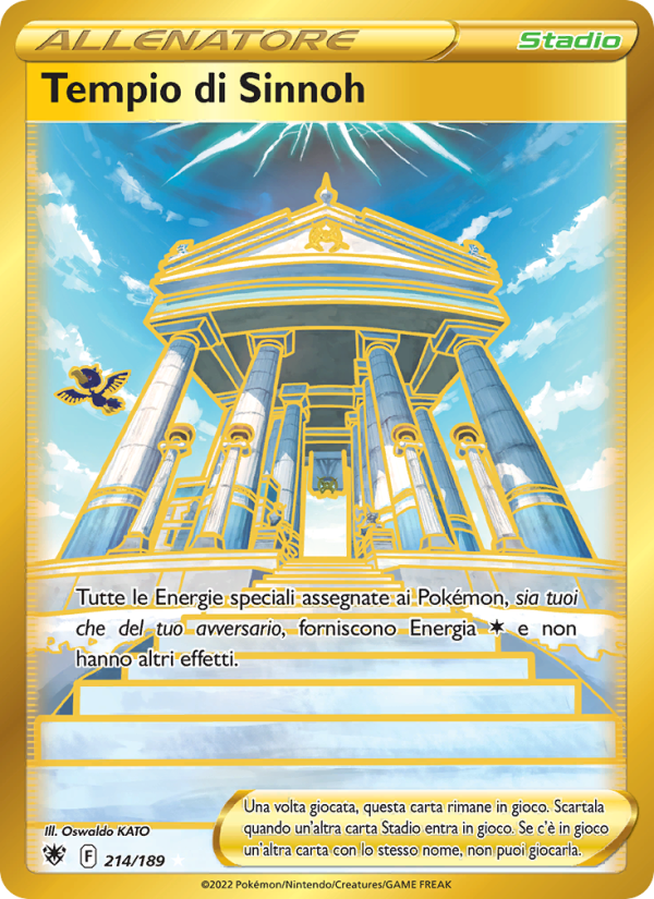 Tempio di Sinnoh 214/246 — Astral Radiance (Italian Pokémon TCG card)