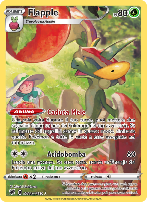 Flapple TG02 — Astral Radiance (Italian Pokémon TCG card)