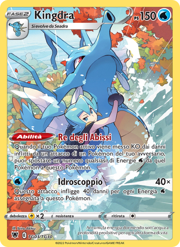 Kingdra TG03 — Astral Radiance (Italian Pokémon TCG card)