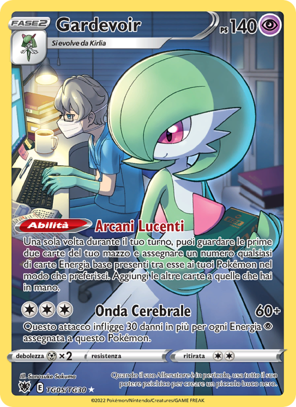 Gardevoir TG05 — Astral Radiance (Italian Pokémon TCG card)