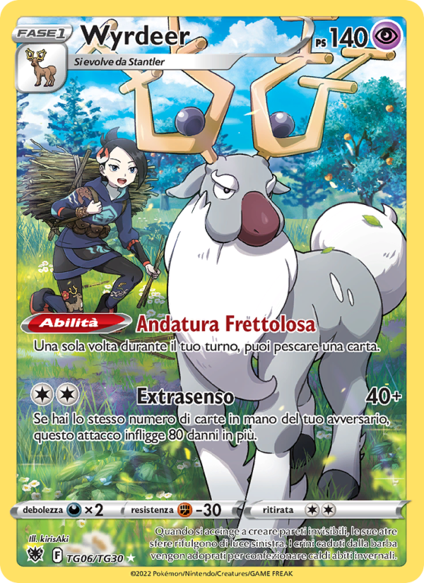 Wyrdeer TG06 — Astral Radiance (Italian Pokémon TCG card)