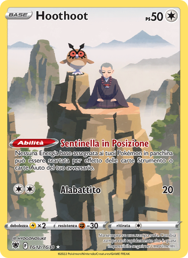Hoothoot TG12 — Astral Radiance (Italian Pokémon TCG card)