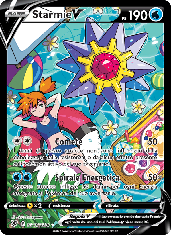 Starmie V TG13 — Astral Radiance (Italian Pokémon TCG card)