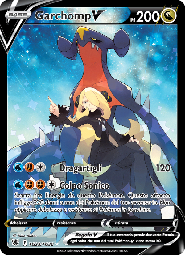 Garchomp V TG23 — Astral Radiance (Italian Pokémon TCG card)