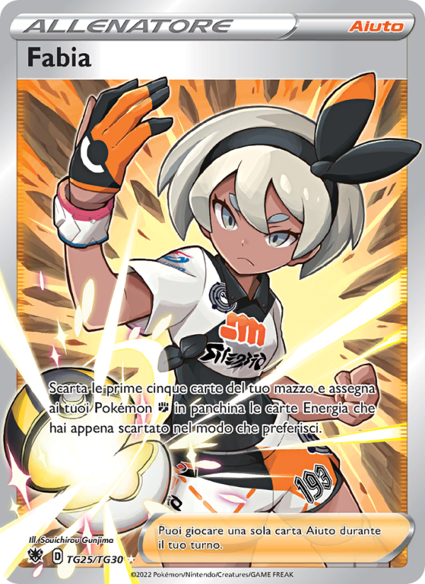 Fabia TG25 — Astral Radiance (Italian Pokémon TCG card)
