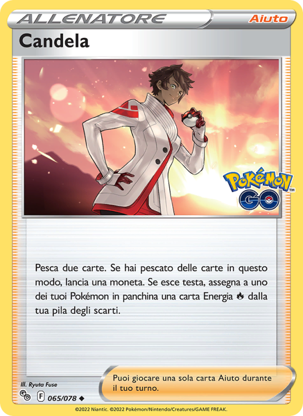 Candela 065/88 — Pokémon GO (Italian Pokémon TCG card)