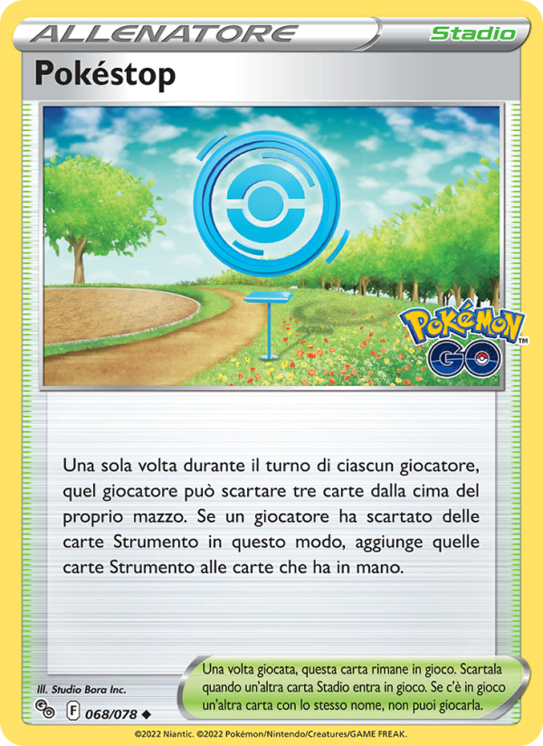 Pokéstop 068/88 — Pokémon GO (Italian Pokémon TCG card)
