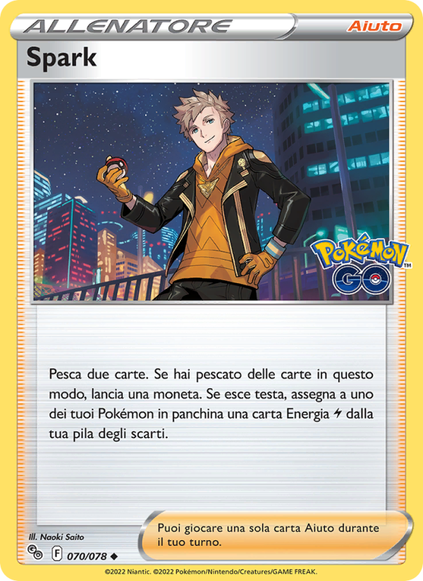 Spark 070/88 — Pokémon GO (Italian Pokémon TCG card)