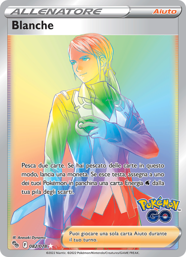 Blanche 082/88 — Pokémon GO (Italian Pokémon TCG card)