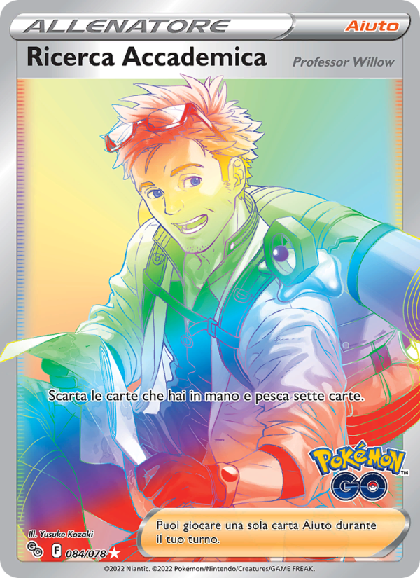 Ricerca Accademica 084/88 — Pokémon GO (Italian Pokémon TCG card)