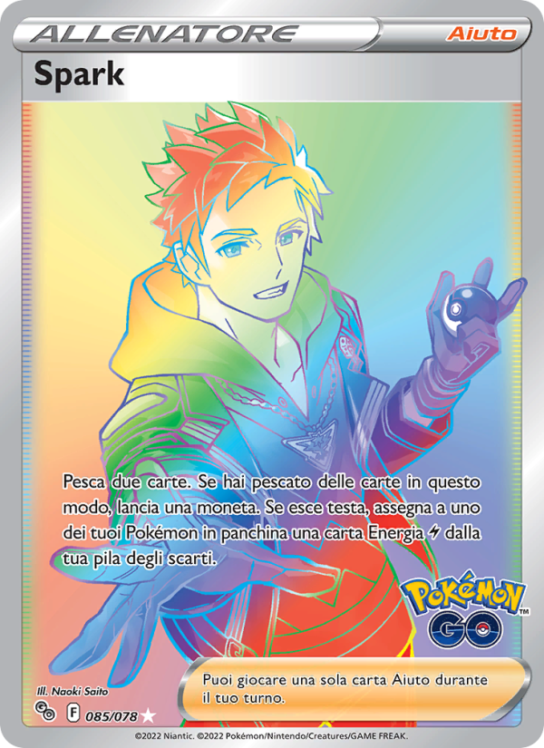 Spark 085/88 — Pokémon GO (Italian Pokémon TCG card)