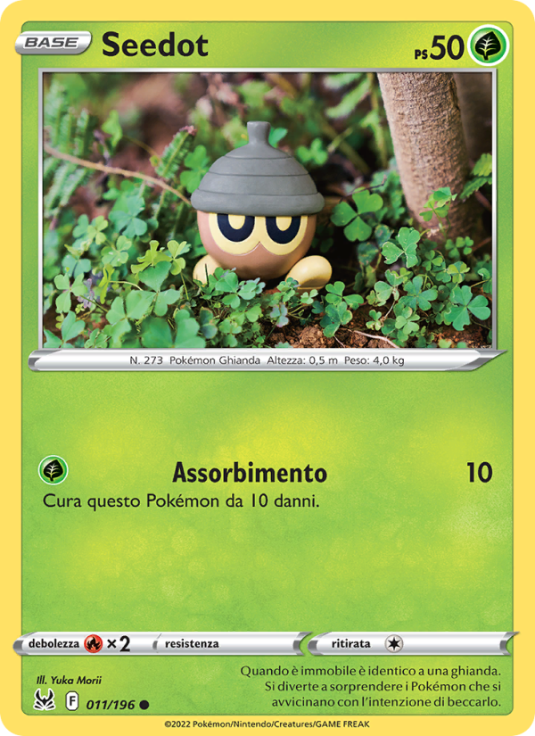 Seedot 011/247 — Lost Origin (Italian Pokémon TCG card)