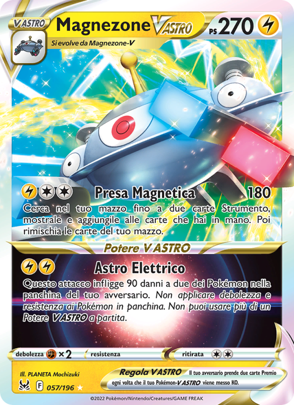 Magnezone V ASTRO 057/247 — Lost Origin (Italian Pokémon TCG card)